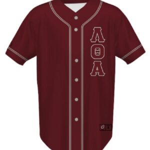 LTA Burgandy Baseball Jersey